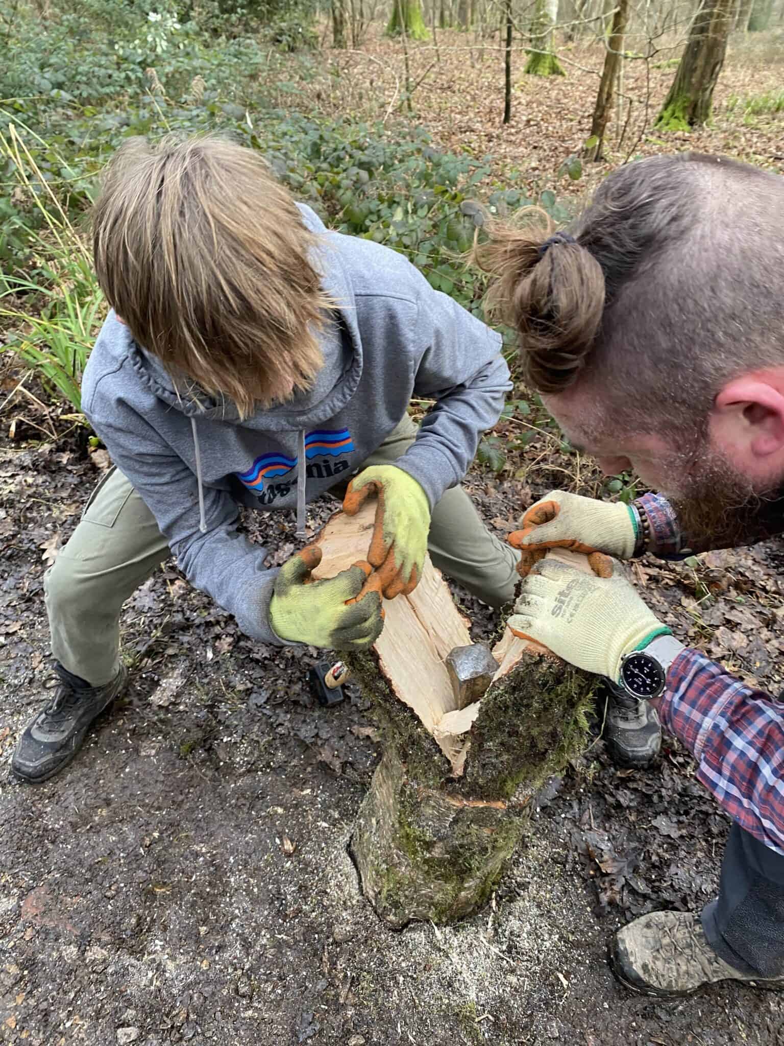 Splitting with a wedge